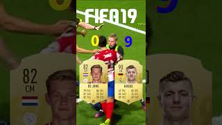 de Jong vs Kroos in FIFA OMG😱🔥 [upl. by Orihakat495]