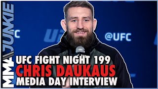 Chris Daukaus plans to knock out Derrick Lewis after leaving police force [upl. by Limak]