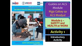 Video 101  ALS Module 5  Safety and Health at Work  Activity 1  ALS Answer keys [upl. by Jarlath287]