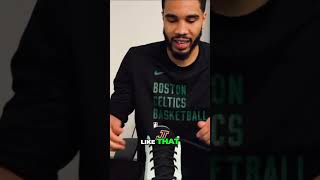 JAYSON TATUM HOW TO TIE A SHOE [upl. by Selmner]