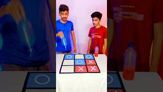 FLIP BOTTLE  WIN TICTACTOE shorts challenge [upl. by Ragland]