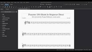 Tutoriel Musescore 4  Écriture de Psaumes [upl. by Akinuahs]