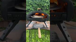 Cooking Pizza in the all new Bertello SimulFIRE 16quot Rotating Outdoor Pizza Oven [upl. by Todhunter322]