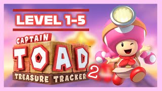 Lets Play Captain Toad Treasure Tracker The Captain Gets Toadnapped [upl. by Atnas]