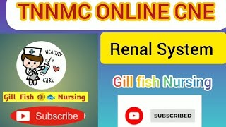 Renal Systemonline cne for nurseTNNMCRegistrationQuiz for NursesRenewal credit Nursing gill 🐠🐟 [upl. by Garvy283]