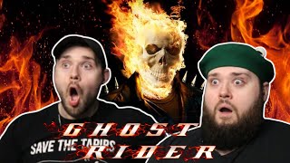 GHOST RIDER 2007 TWIN BROTHERS FIRST TIME WATCHING MOVIE REACTION [upl. by Onahpets]