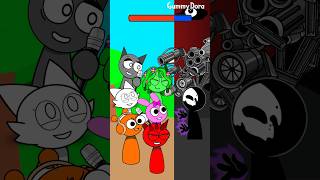 Incredibox Sprunki Wenda vs Black  Which team will win sprunki animation trending [upl. by Ssew]