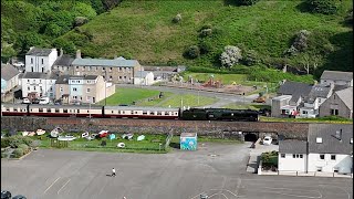 34046 Braunton with The Lakelander on the Cumbrian Coast 18 05 24 [upl. by Eentruoc]