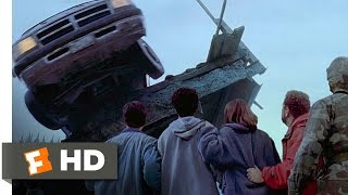 Dantes Peak 810 Movie CLIP  The Bridge is Destroyed 1997 HD [upl. by Foah]