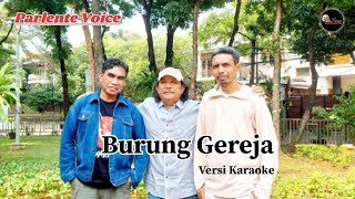 Burung Gereja  Parlente Voice  Official Karaoke Video [upl. by Niccolo]