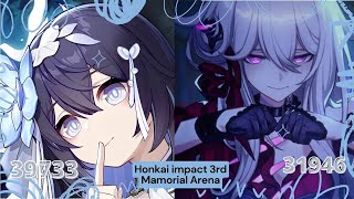 Honkai Impact 3rd EXMamorial Arena SSS FlameChaser  Aponia  SS Alien Guard Supplement [upl. by Hands572]