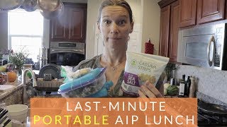 AIP Diet LASTMINUTE Portable Lunch Idea [upl. by Abas982]