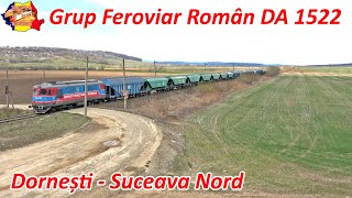 4K GFR DA 1216 cu 32 de vagoane de la Dornesti la Suceava martie 2023 [upl. by Buckden]