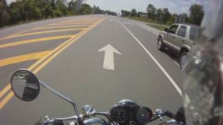 A top speed run with a 1973 Kawasaki S2 350 [upl. by Placida]