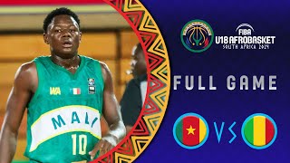 Group Phase  Cameroon v Mali  Full Basketball Game  FIBA U18 AfroBasket 2024 [upl. by Zailer211]