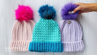 How To Make A Fur Pom Pom For A Hat SO EASY [upl. by Nathanoj]