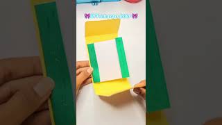 🎀DIY cute mini paper folder 🎀💜💙 cute mini folder  shorts  yt shorts  self creativity [upl. by Maccarthy]