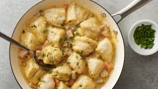 Quick Easy Chicken amp Dumplings Recipe  PIllsbury [upl. by Sidonnie]