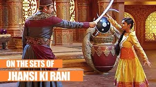 Jhansi Ki Rani Manikarnika learns sword fighting from Tatya Tope [upl. by Robma]