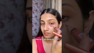 How to hide dark circles  concealing hacks  colour correction darkcircles concealer makeup p [upl. by Saloma]