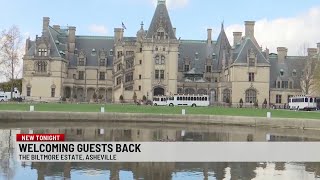 Biltmore Estate reopens in Asheville [upl. by Nnyl46]