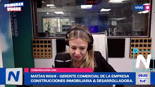 Contamos caso de Blanqueo y compra de inmueble en 24hs Radio Nihuil Matías Righi Roberto Farruggia [upl. by Riley]