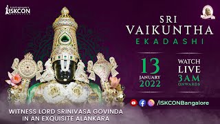 Vishesha Arati – Sri Vaikuntha Ekadashi 2022 Invite  ISKCON Bangalore [upl. by Nate350]