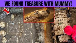 treasure found with mummy a great discoverymetaldetecting golddiscovery treasure [upl. by Nwahsuq]