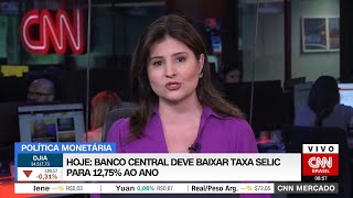 Banco Central deve baixar taxa Selic para 1275 ao ano nesta quarta 20  CNN MERCADO  20092023 [upl. by Davenport]