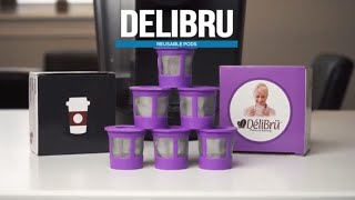 DeliBru Reusable K Cups  Dont brew Delibru [upl. by Adnawyek68]