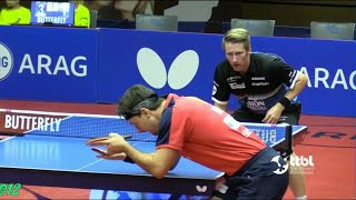 Throwback  Timo Boll vs Ruwen Filus  German League [upl. by Feinstein900]