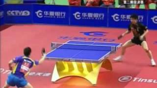 ZHANG Jike 张继科 vs MA Long 马龙 5  2010 Championship Men Trialout 2 [upl. by Yrian]