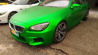 💚 BMW M6 💚 envelopamento verde cromado 19 981418915 André calderaro Americana [upl. by Odareg493]