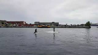 Flyboard with Jet Ski  Refshaleøen Copenhagen  Visit Denmark [upl. by Gwenni]