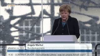 Befreiung Dachau Ansprache von Kanzlerin Merkel am 03052015 [upl. by Arbmahs]