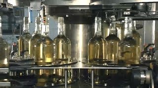 Automatic bottling line for still wines light sparkling wines and sparkling wines [upl. by Terrilyn]