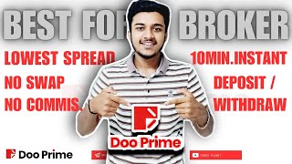 BEST FOREX BROKER  DOO PRIME  LOWEST SPREAD  INSTANT 10MIN DEPOSIT amp WITHDRAW  dooprime [upl. by Ahcmis979]