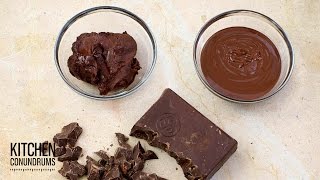 How to Melt Chocolate the Right Way  Kitchen Conundrums with Thomas Joseph [upl. by Esten764]