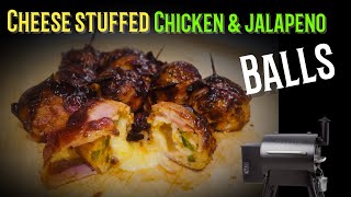 Smoked chicken and jalapeno balls the perfect party food [upl. by Kennet253]