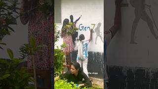 gen Z studentprotest studentmovement shorts foryou viralvideo dhakauniversity graffiti [upl. by Brownson]