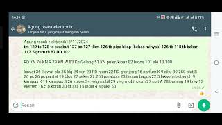 update harga logam dilapak agung rosok 13112024 [upl. by Mada]