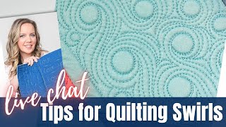 Tips For Quilting Swirls Live Chat with Angela Walters [upl. by Rania352]