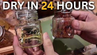 How to make Oil paint dry within 1 day [upl. by Swartz]