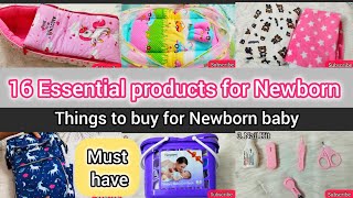 Newborn Essentials Product Complete List  16 must buy products for Newborn with budget friendly [upl. by Mikael]