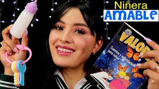 🌈 La MORRA buena onda ✅ de LOS PLUMONES 😍 ¡es tu NIÑERA 👶 I Ges ASMR [upl. by Happy]