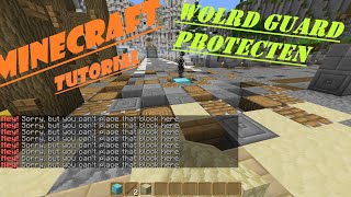 World GuardBläcke sicher und unzerstörbar machen Mit PluginMinecraft 1165 TutorialGermanHD [upl. by Notlem772]