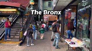 New York City Virtual Walking Tour 2024 Fordham Bronx NY [upl. by Aivax341]