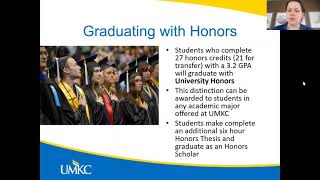 UMKC Honors Informational Video Spring 2021 [upl. by Saberio]