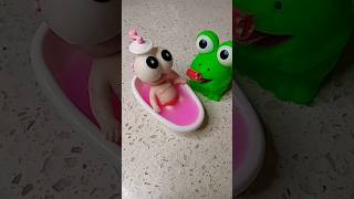 Baby and the Bathtub 🛁 viral squishy toys satisfying memes baby [upl. by Rhyne178]