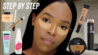 step by step quotSuper Affordablequot Makeup For Beginners beginners makeup tutorial TebelloRapabi [upl. by Godderd687]